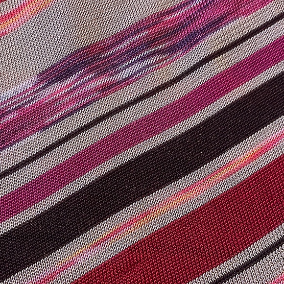 Bold Striped Midi Dress – Missoni-Style Vibes (brand - Coast) size UK 12 - Picture 7 of 7